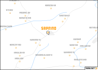 map of Saprino