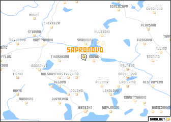 map of Sapronovo