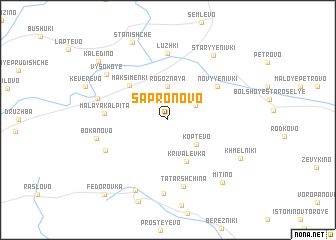 map of Sapronovo