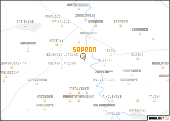 map of Sapron