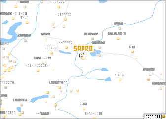 map of Sāpro