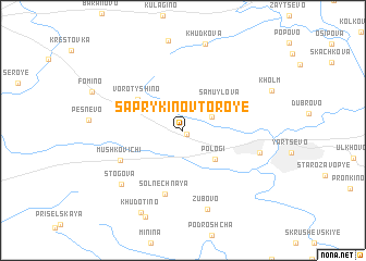 map of Saprykino Vtoroye