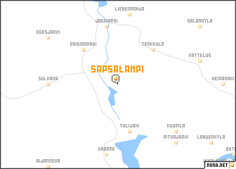 map of Sapsalampi