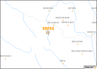 map of Sapse