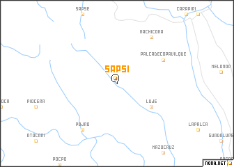 map of Sapsi