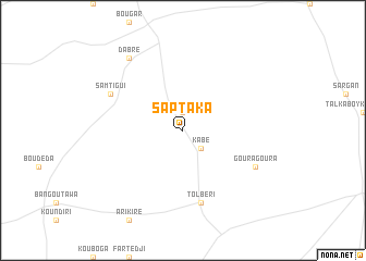 map of Saptaka