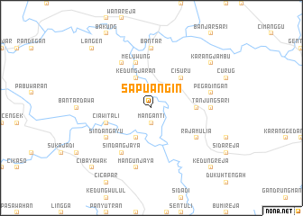 map of Sapuangin