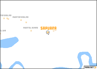 map of Sapuará