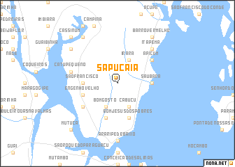 map of Sapucaia