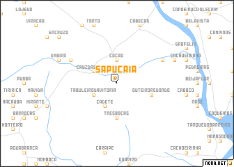map of Sapucaia