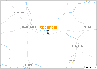 map of Sapucaia