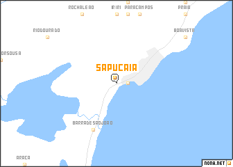 map of Sapucaia