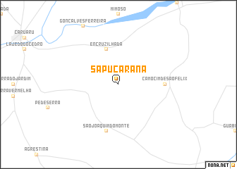 map of Sapucarana