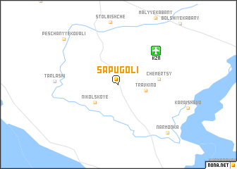 map of Sapugoli