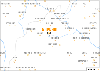 map of Sapūhīn