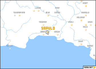 map of Sapulo
