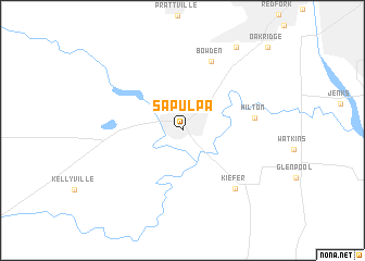 map of Sapulpa