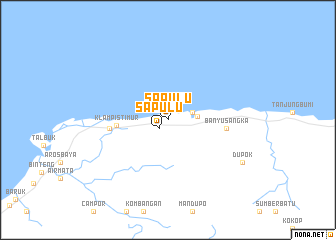 map of Sapulu