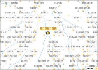 map of Săpunari