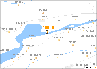 map of Sapun