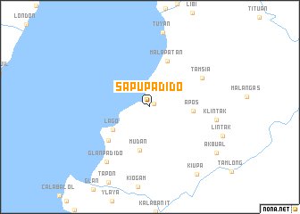 map of Sapu-Padido