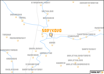 map of Sapykovo