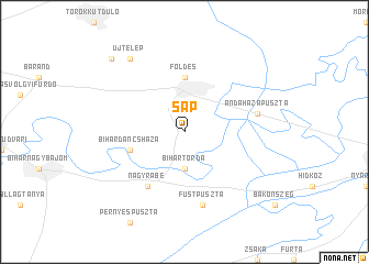 map of Sáp