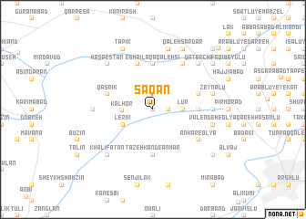 map of Saqān