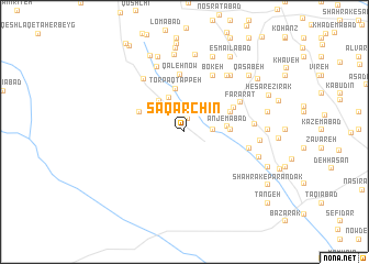 map of Saqarchīn