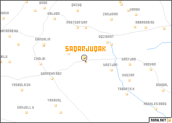 map of Saqar Jūqak