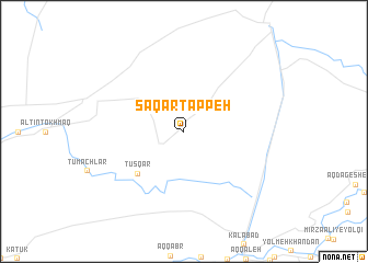 map of Saqar Tappeh