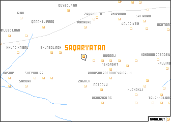 map of Saqar Yātān