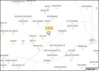 map of Sāqī