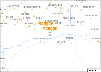 map of Saqqār