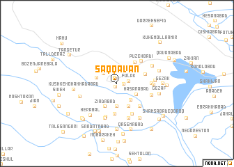 map of Şaqqavān