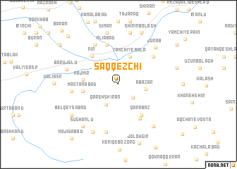 map of Saqqezchī