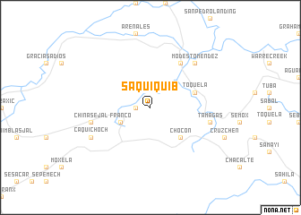 map of Saquiquib
