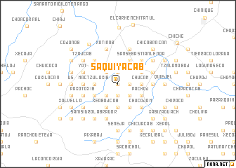 map of Saquiyacab