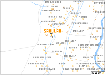 map of Sāqūlah