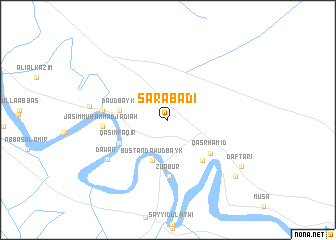 map of Sarabādī