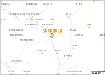 map of Sarabala