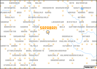 map of Sarābāri