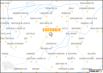 map of Sarabbia