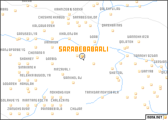 map of Sarāb-e Bābā ‘Alī