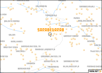 map of Sarāb-e Dārāb