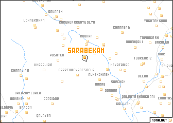 map of Sarāb-e Kām