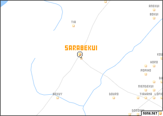 map of Sara Békui