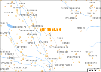 map of Sarābeleh