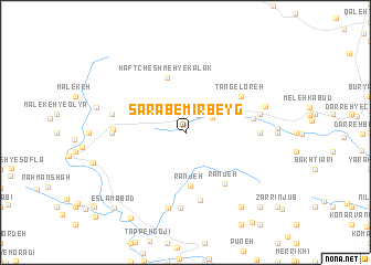 map of Sarāb-e Mīr Beyg