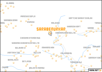map of Sarāb-e Nūrkar